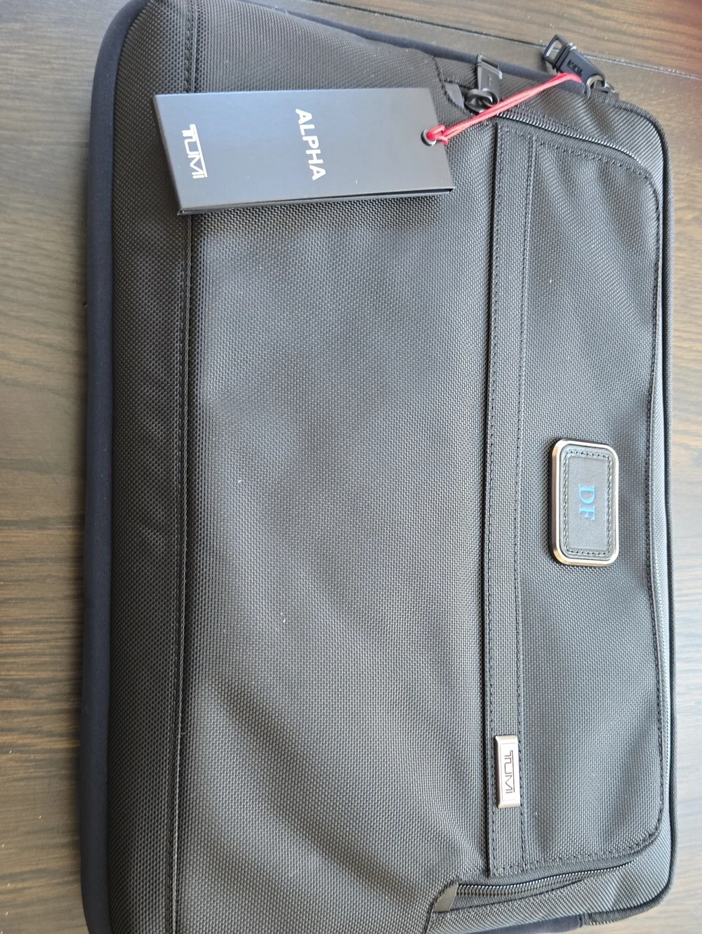 Tumi Alpha Black Men's Large Laptop Cover - Black